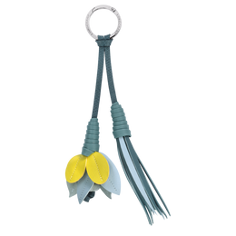 Re-Play Keyring Eucalyptus - Leather