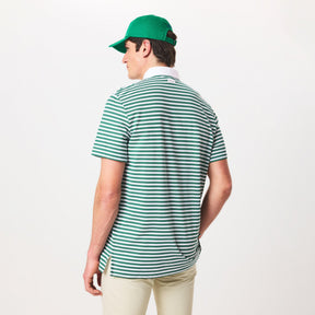 Men's Thin Stripe Short-Sleeve Performance Polo Shirt