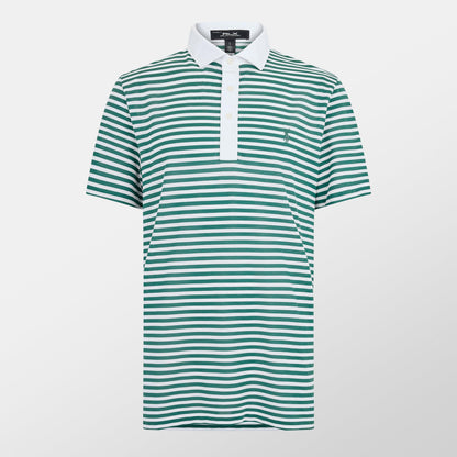 Men's Thin Stripe Short-Sleeve Performance Polo Shirt