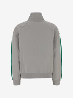 Miu Miu logo-embroidered side-stripe sweater