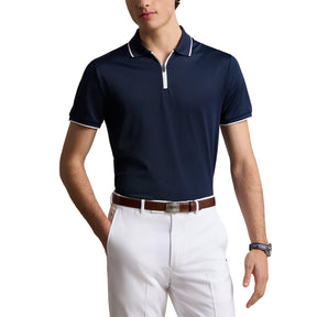 Tailored Fit Performance Zip Polo Shirt
