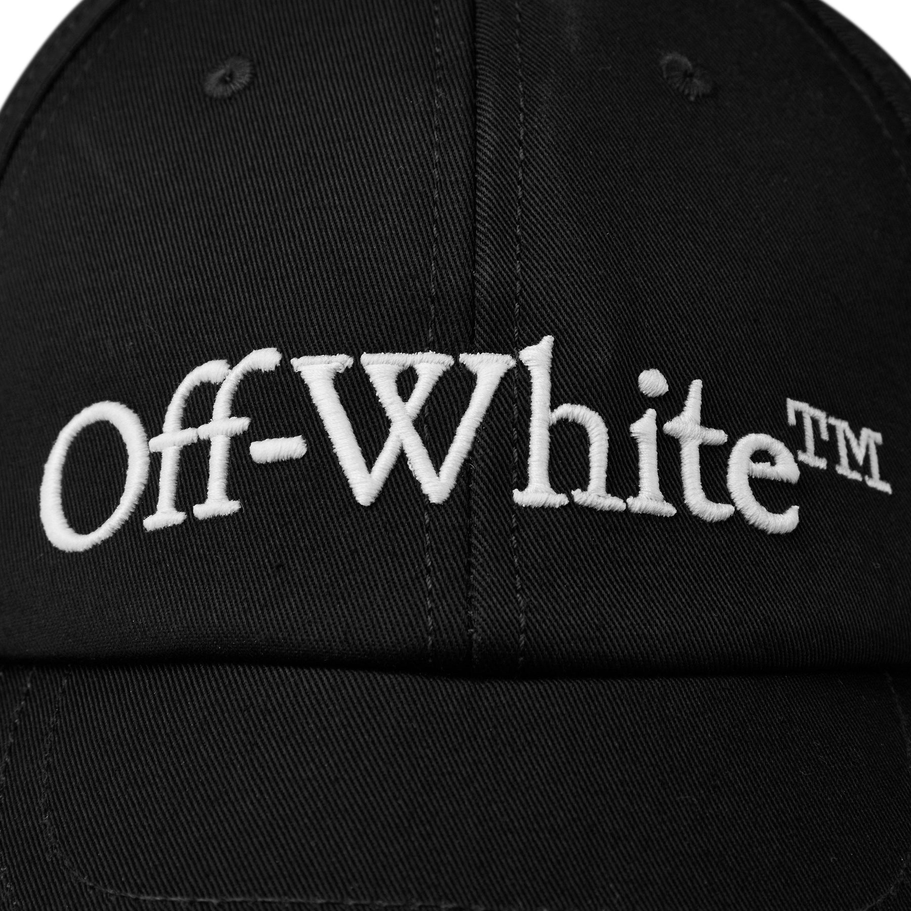 Women's Cotton-Gabardine Baseball Cap, Logo-Embroidered