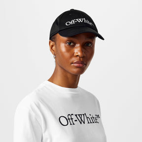 Women's Cotton-Gabardine Baseball Cap, Logo-Embroidered