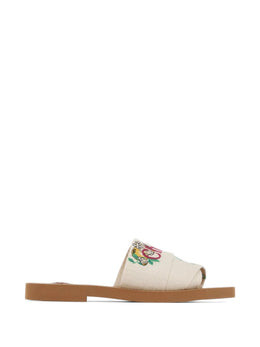 Woody embroidered logo-print sandals