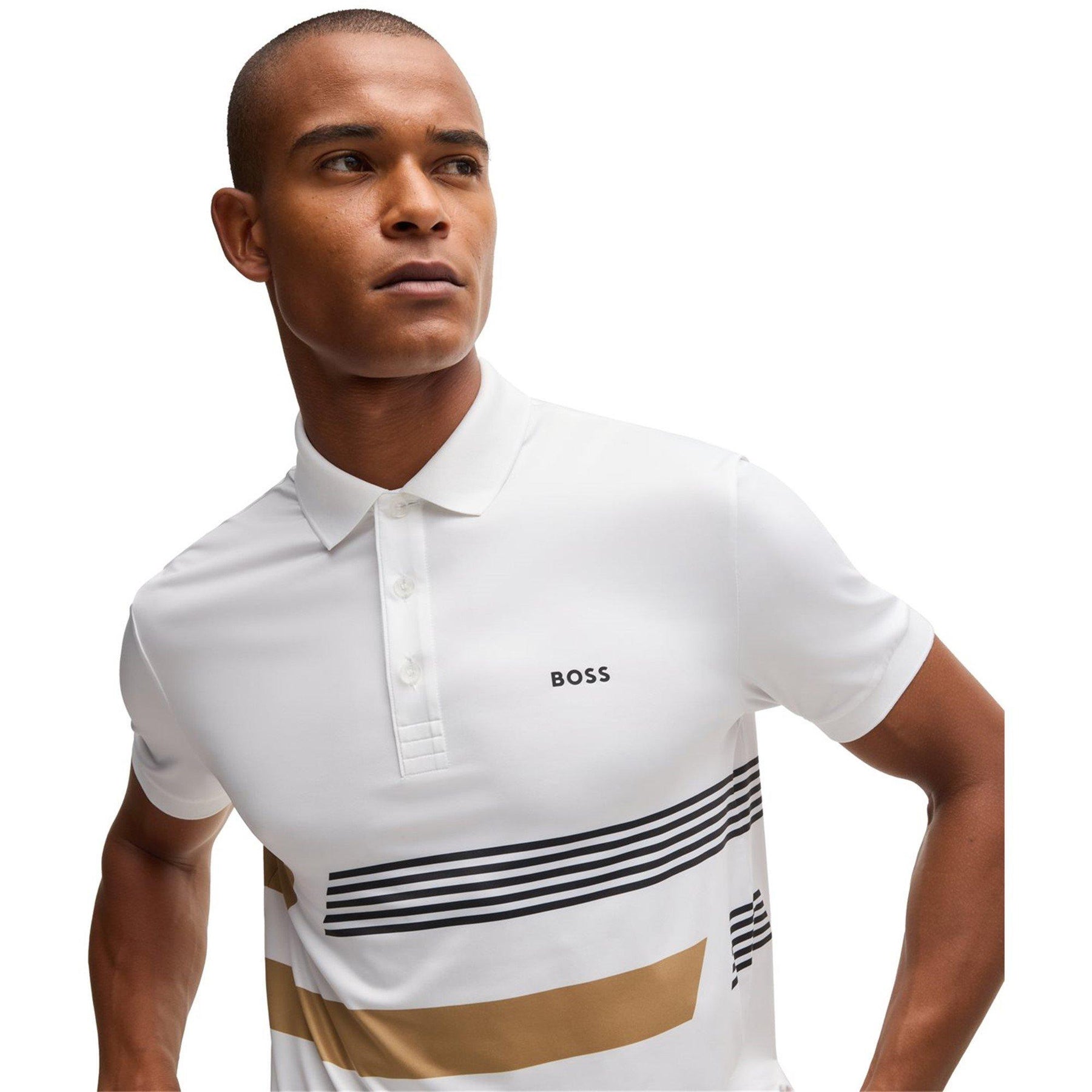 Men's HBG Paddy Tape AOP Performance Polo Shirt