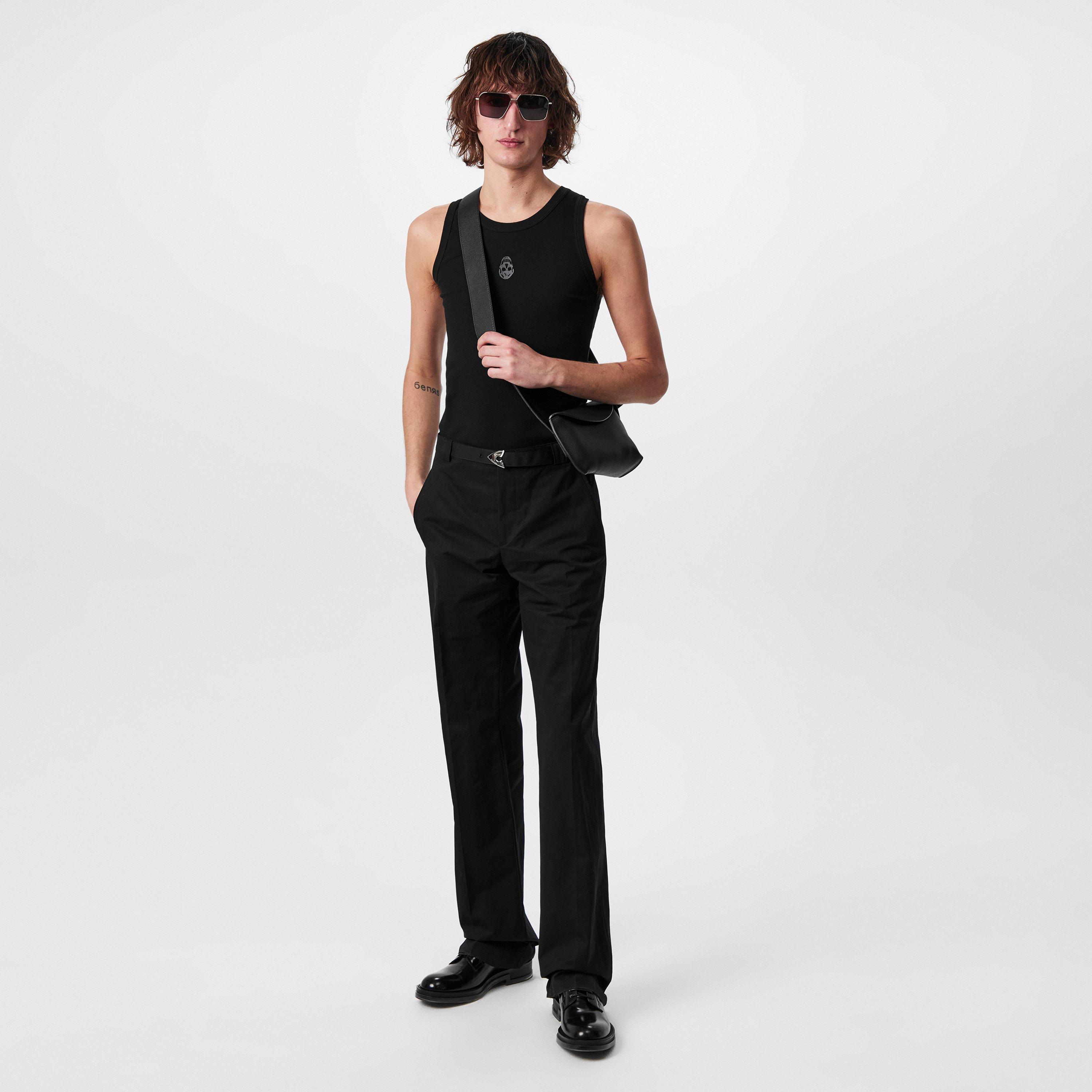 Buckle Tapered Trousers