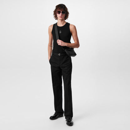 Buckle Tapered Trousers