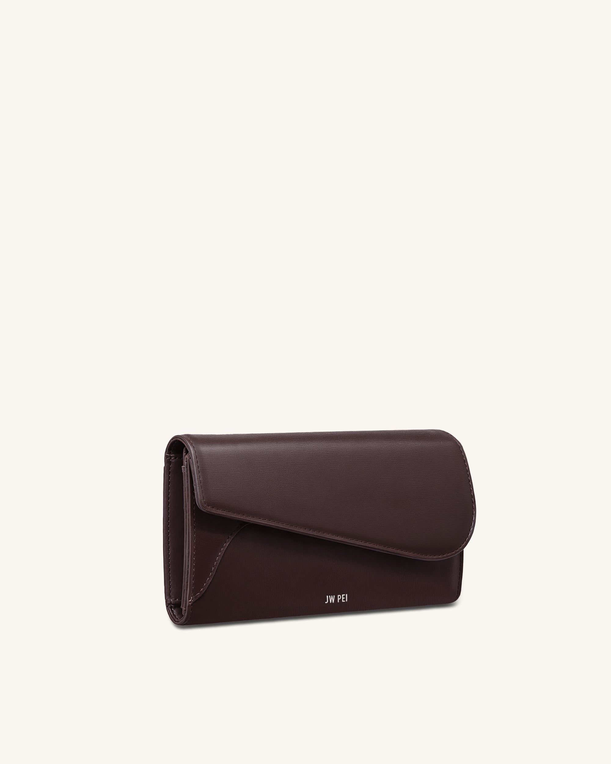 Seren Flap Long Wallet - Black