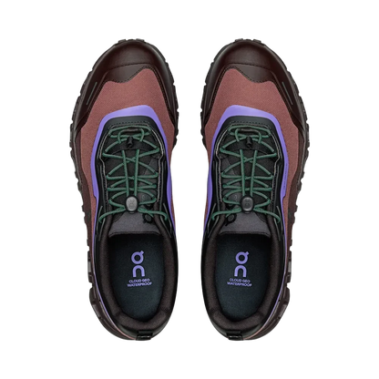 On Running - Cloud 6 Geo Waterproof Black Tyrian