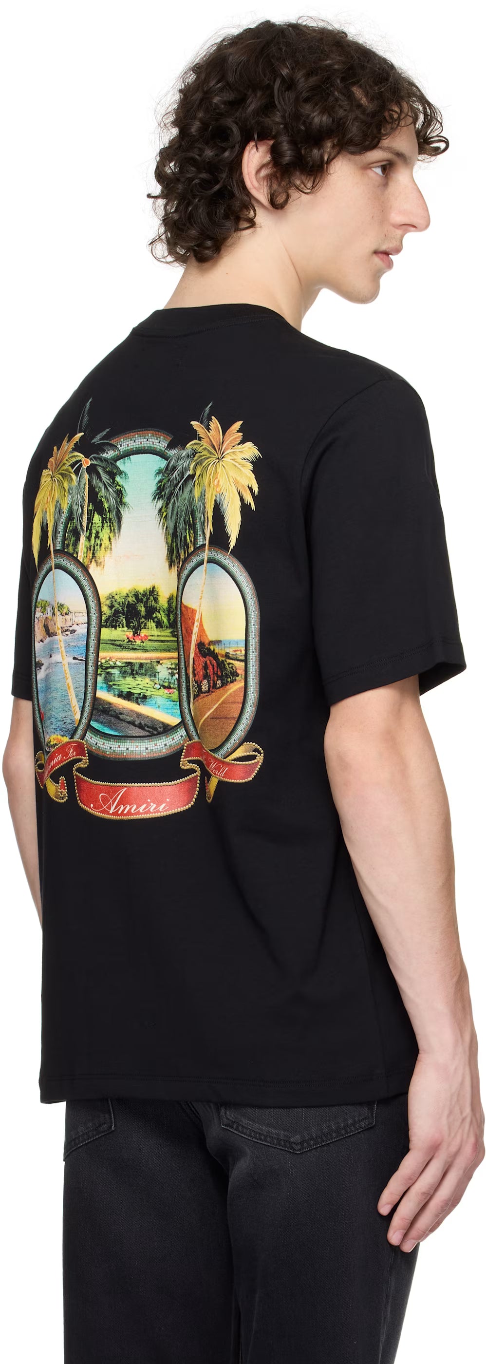 Black 'AMIRI MA Paradise' T-shirt