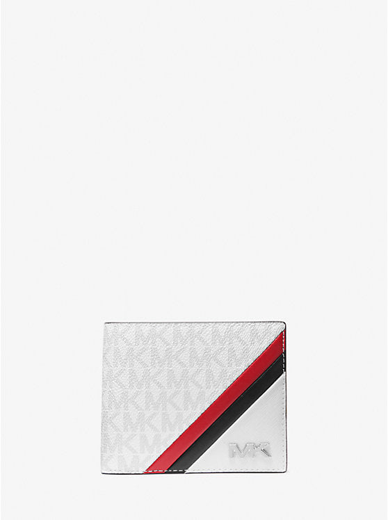 Michael Kors Rivington Striped Logo Billfold Wallet With Coin Pouch - Bags | Shop From The Mirage