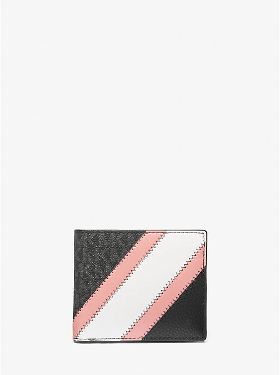 Michael Kors Cooper Logo and Striped Billfold Wallet - Wallets | Shop From The Mirage