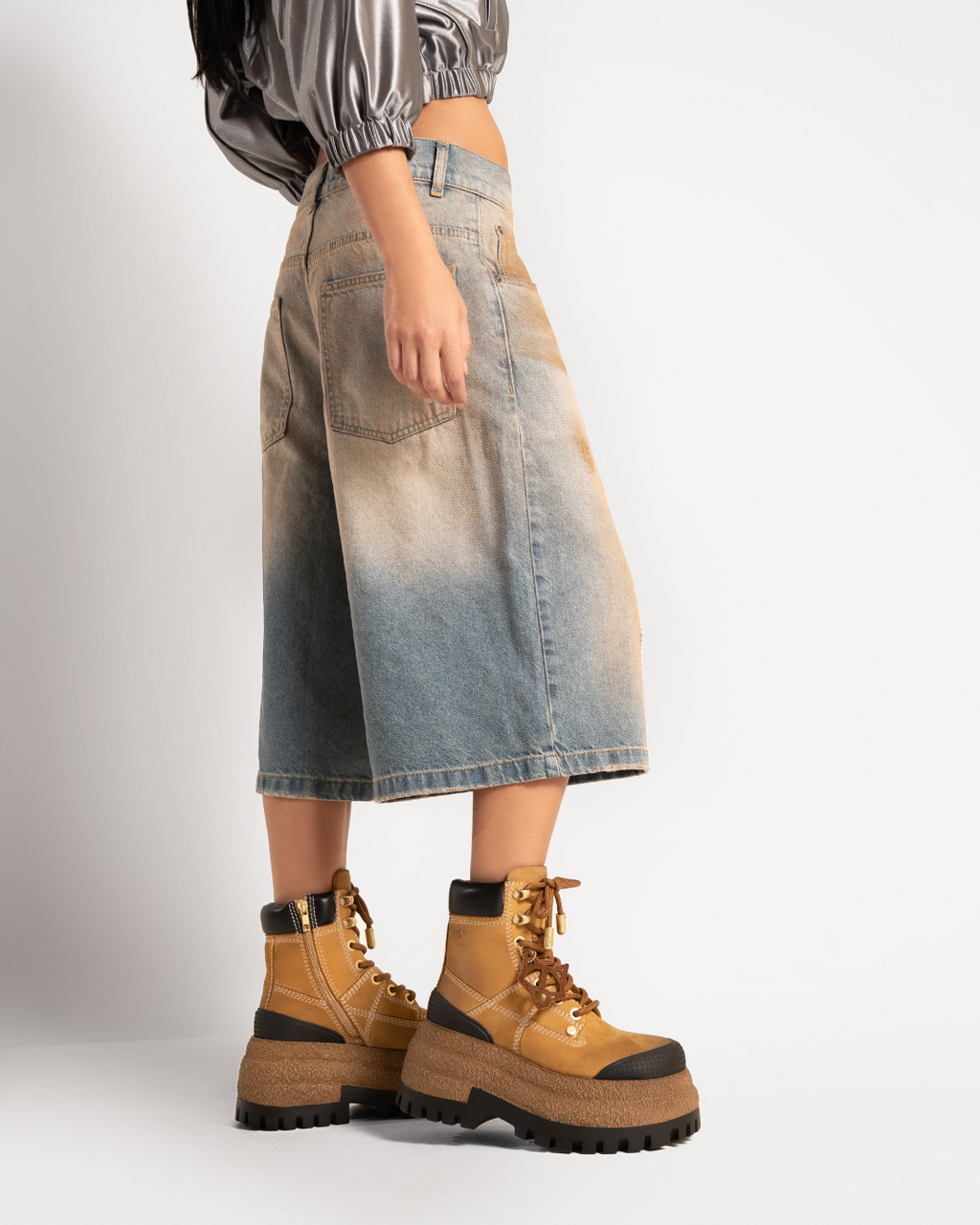 Destroy Wheat Nubuck Leather