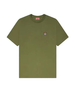 Kenzo Happy Tiger Embroidered Classic T-Shirt Green