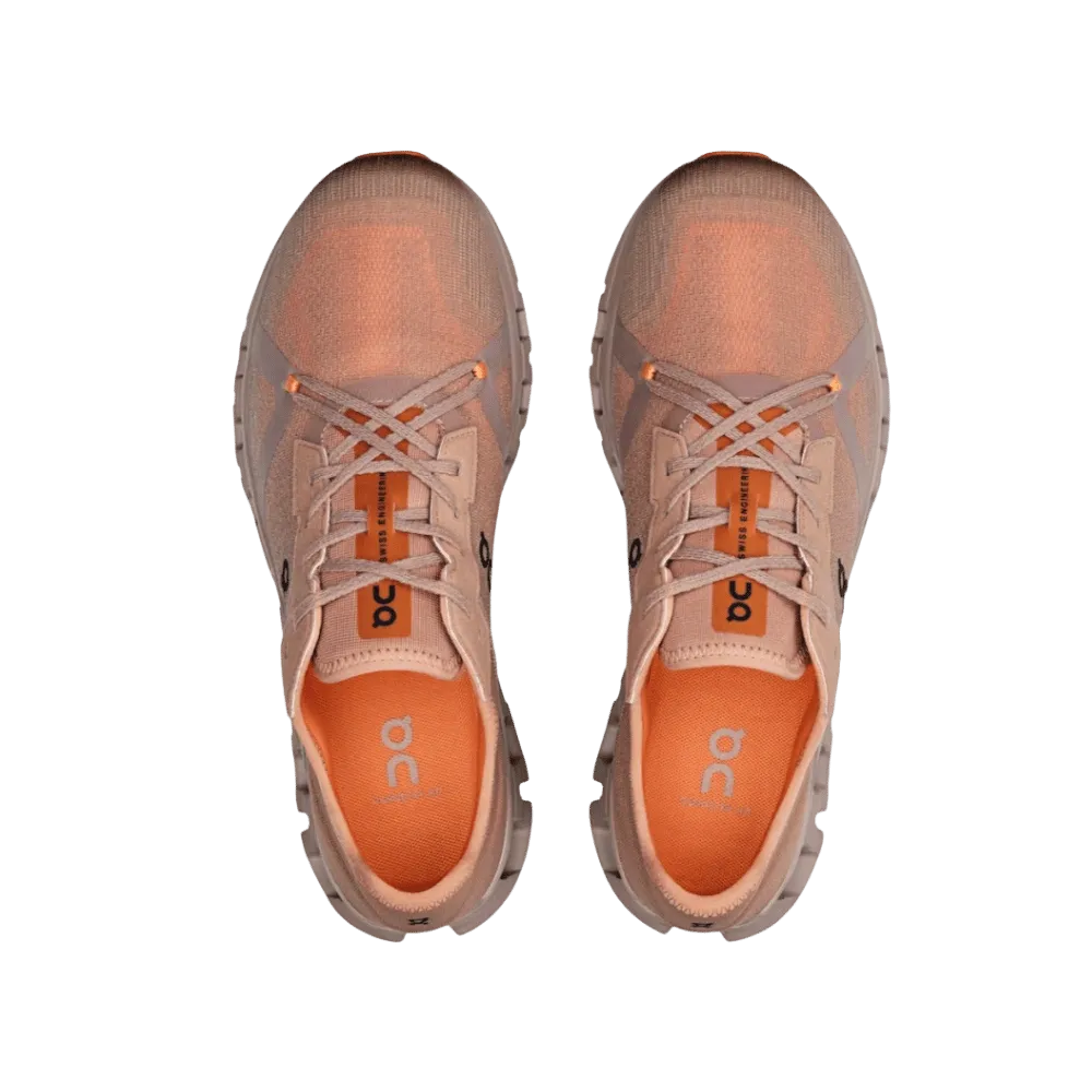 On Running Cloud X 4 AD Rosebrown | Tangerine