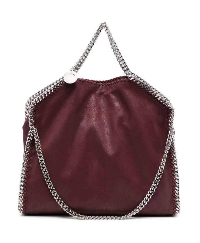 Red Chain-Link Shoulder Bag