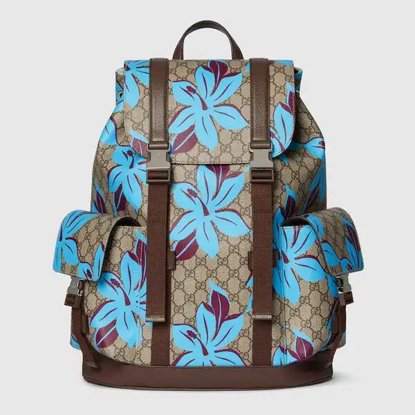 Gucci  gg printed large backpack