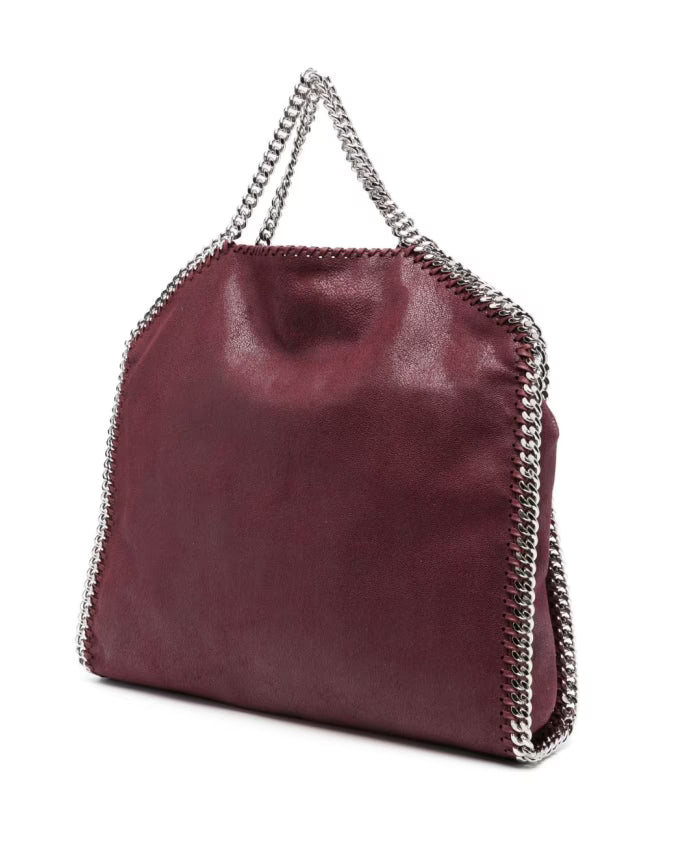 Red Chain-Link Shoulder Bag