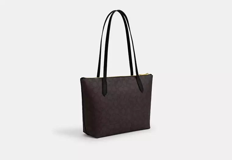Fiona Zip Tote Bag In Signature Canvas