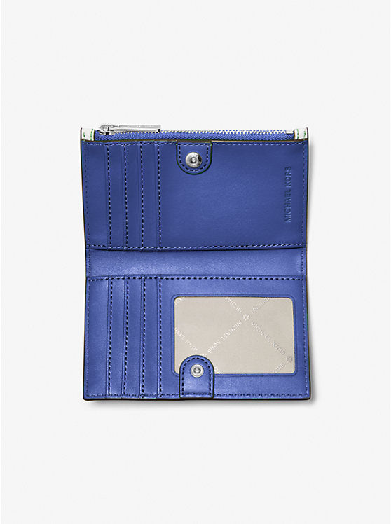 Jet Set Charm Striped Card Case