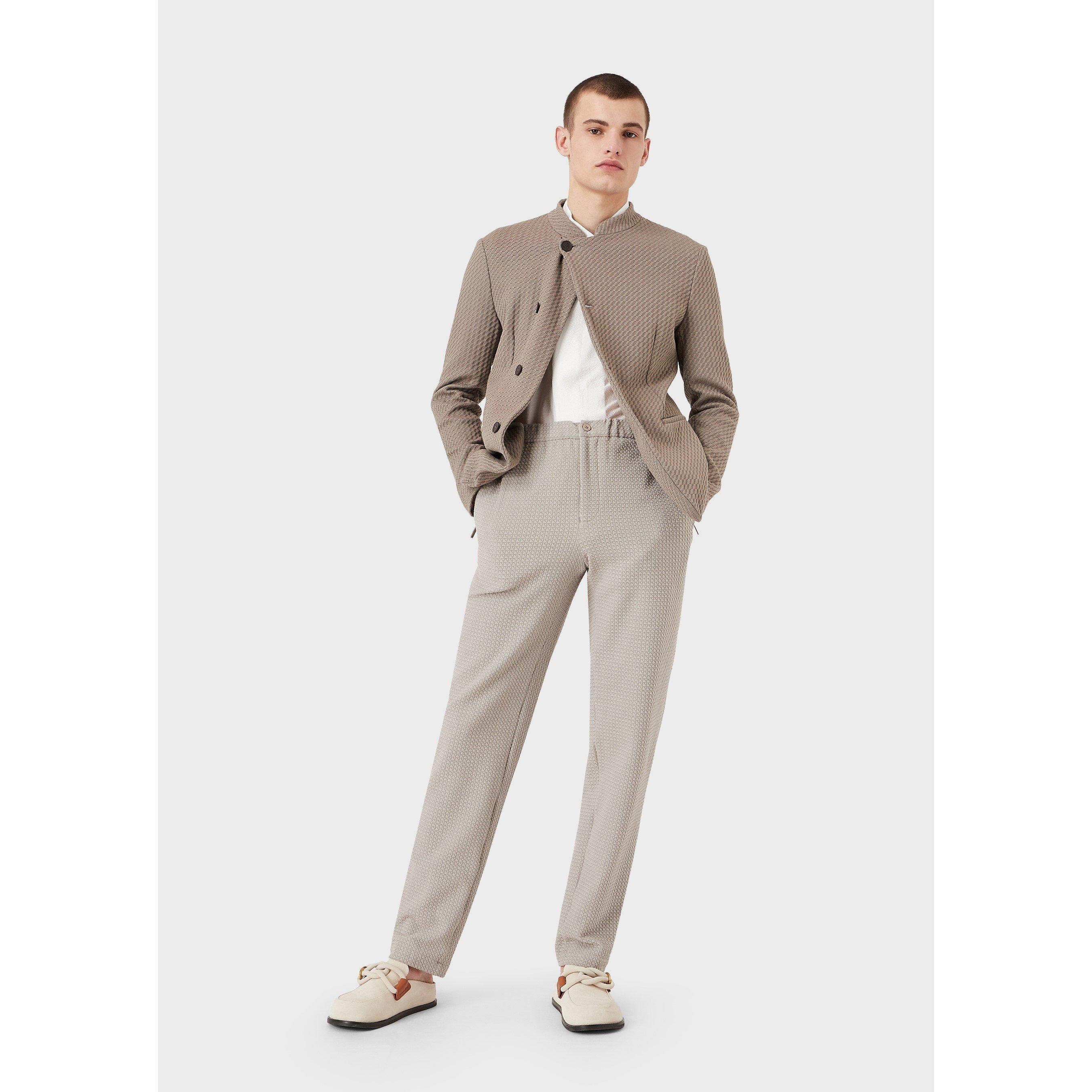 Checkered Tapered Trouser