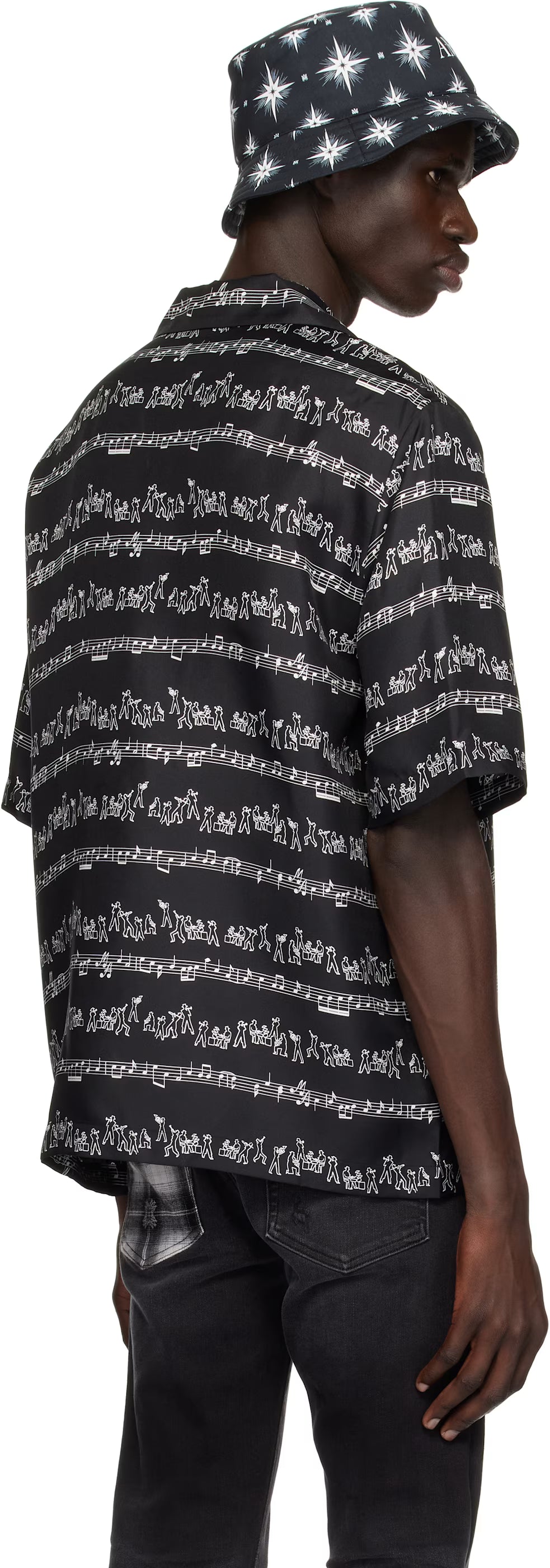 Black Jazz Band Bowling Shirt