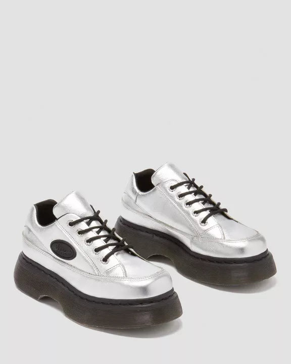 Buzz 5-eye metalic leather shoes