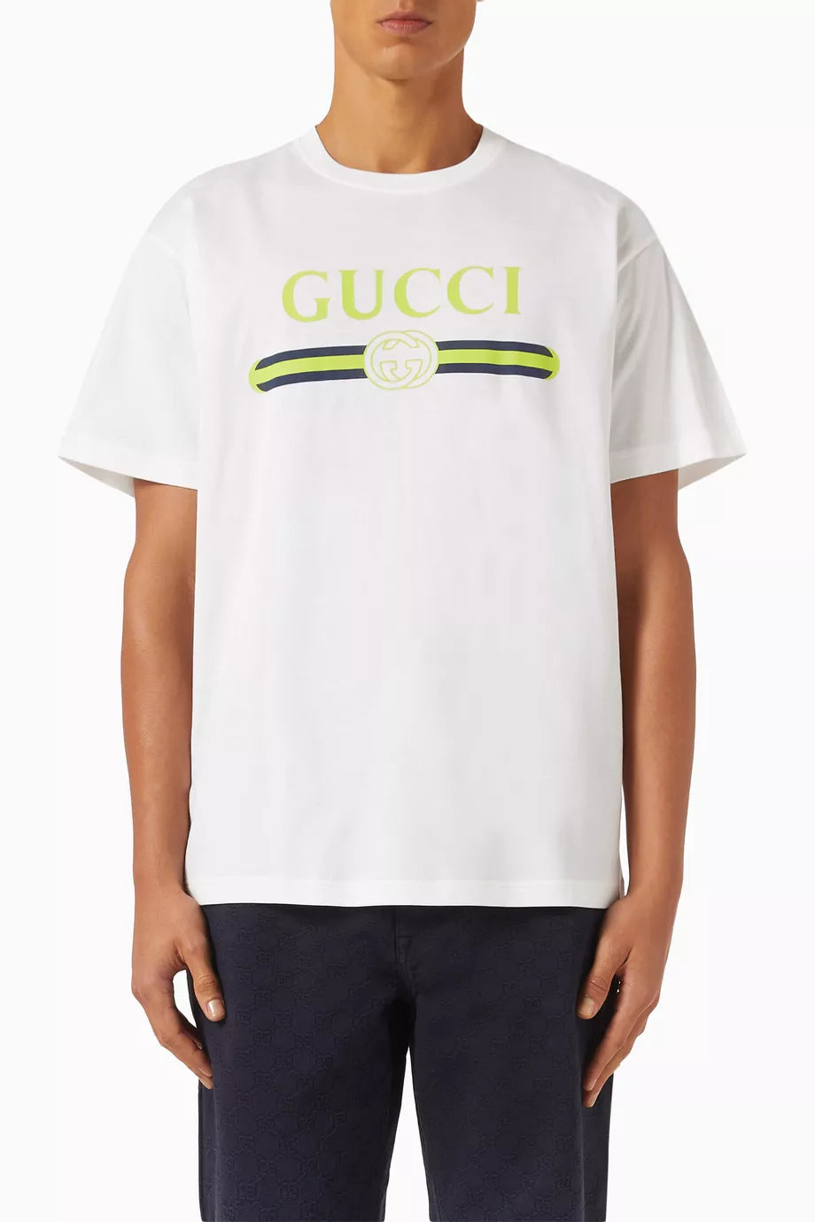 Gucci  Logo T-shirt in Cotton Jersey
