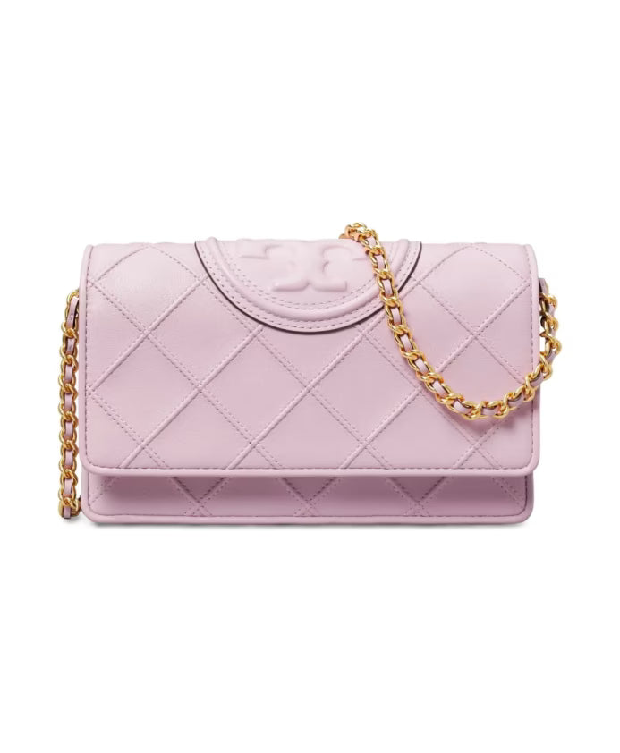 Logo Crossbody Bag in Pale Purple