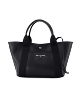 Black Leather Shopper Bag