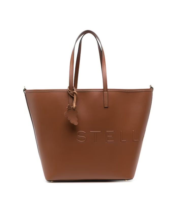 Monogram Tote Bag with Slim Handles