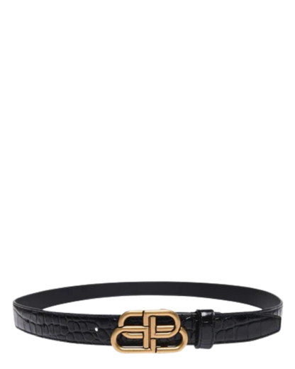 Bb Thin Croc Belt