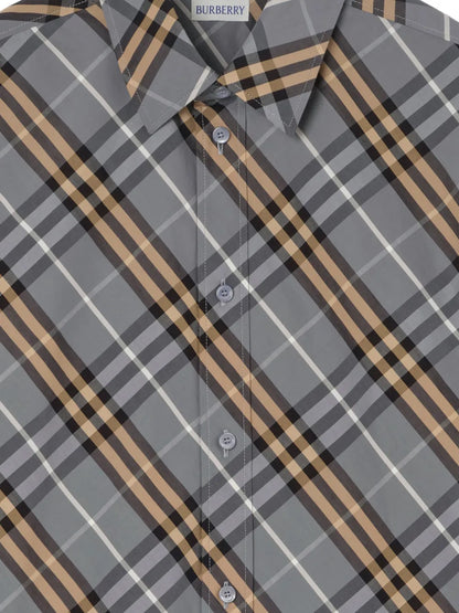 Burberry classic fit Check cotton shirt