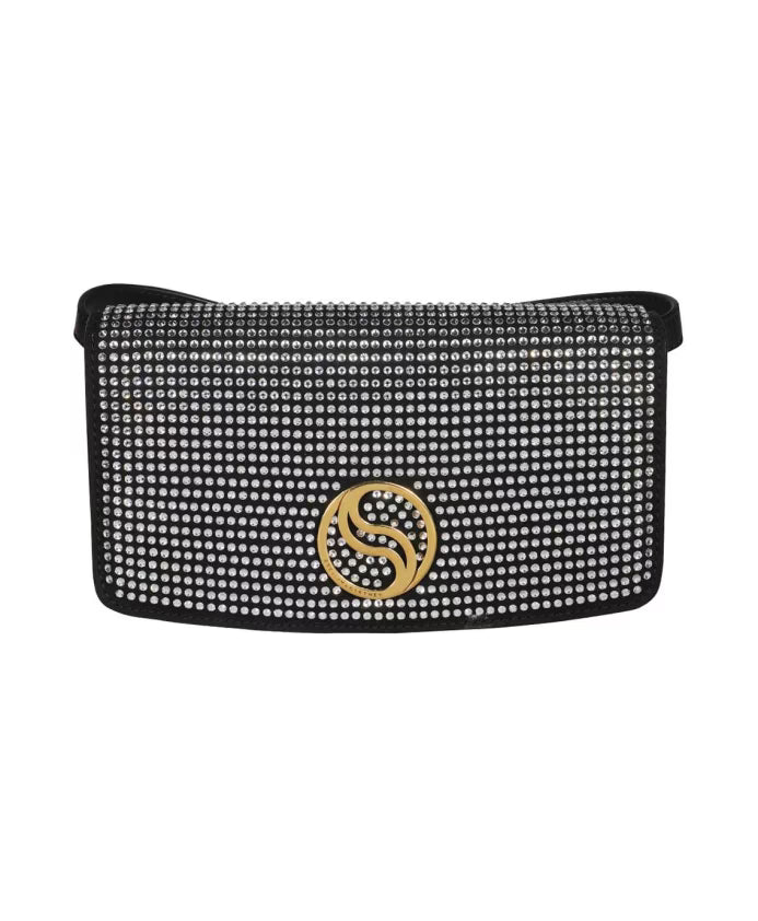 Buttoned Flap Wallet with Removable Strap