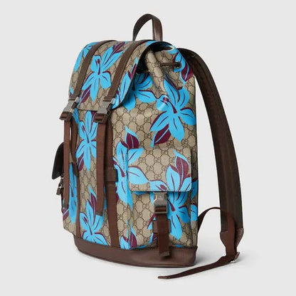 Gucci  gg printed large backpack