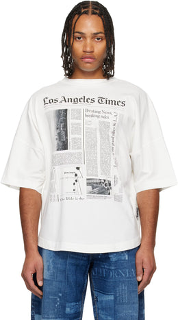 Off-White LA Times Edition News Over T-shirt