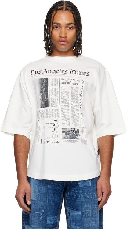 Off-White LA Times Edition News Over T-shirt
