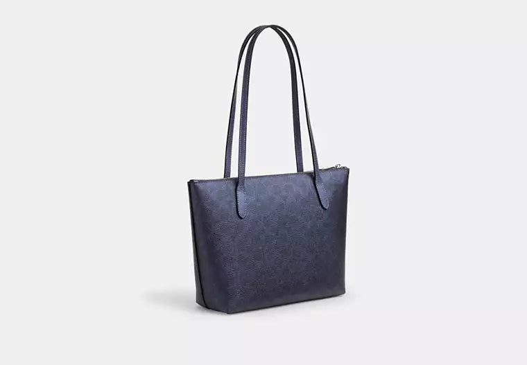 Fiona Zip Tote Bag In Signature Canvas