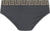 Versace Underwear Three-Pack Multicolor Greca Border Briefs