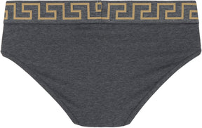 Versace Underwear Three-Pack Multicolor Greca Border Briefs