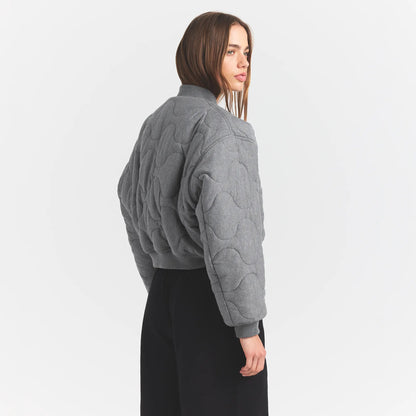 Neoprene Outerwear Reversible Bomber Jacket