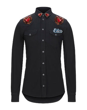 DOLCE&GABBANA SOLID COLOUR SHIRTS