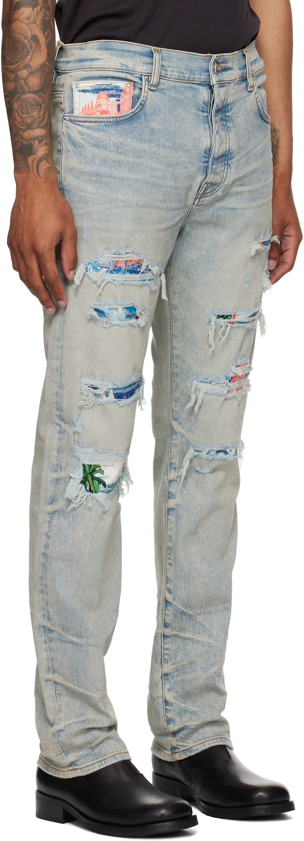 Blue Thrasher Slim Jeans