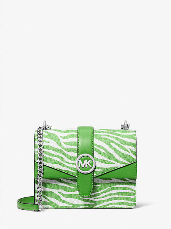 Greenwich Small Animal Print Logo Crossbody Bag