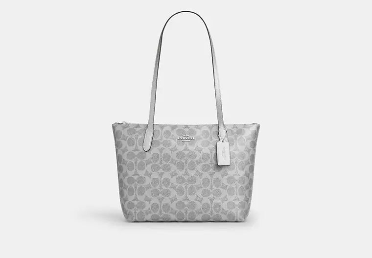 Fiona Zip Tote Bag In Signature Canvas