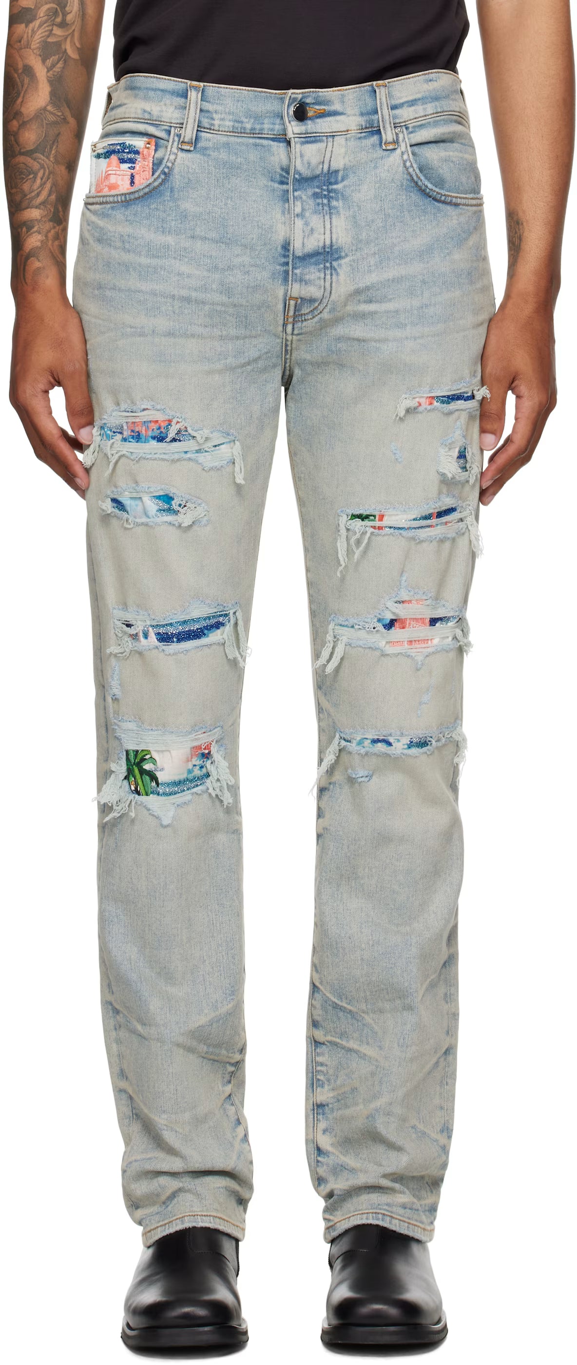 Blue Thrasher Slim Jeans