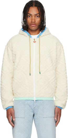Off-White Monogram Jacquard Fleece Jacket