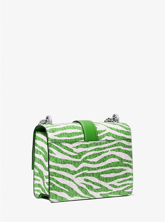 Greenwich Small Animal Print Logo Crossbody Bag