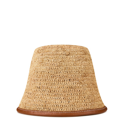 Le Bob Soli Raffia Bucket Hat