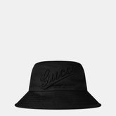Embroidered Script Bucket Hat